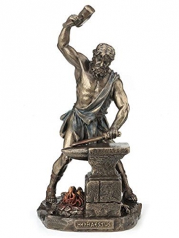 Patung dewa Hephaestus (sumber: amazon.com)
