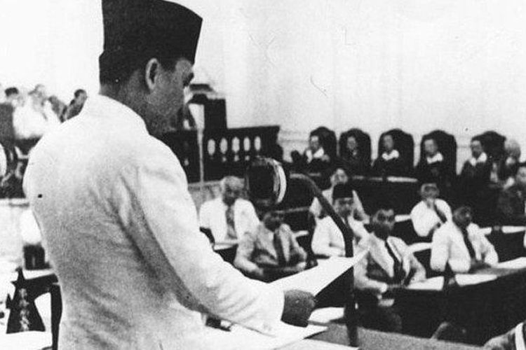 Pidato Sukarno pada sidang BPUPKI(kemdikbud.go.id)/Kompas.com
