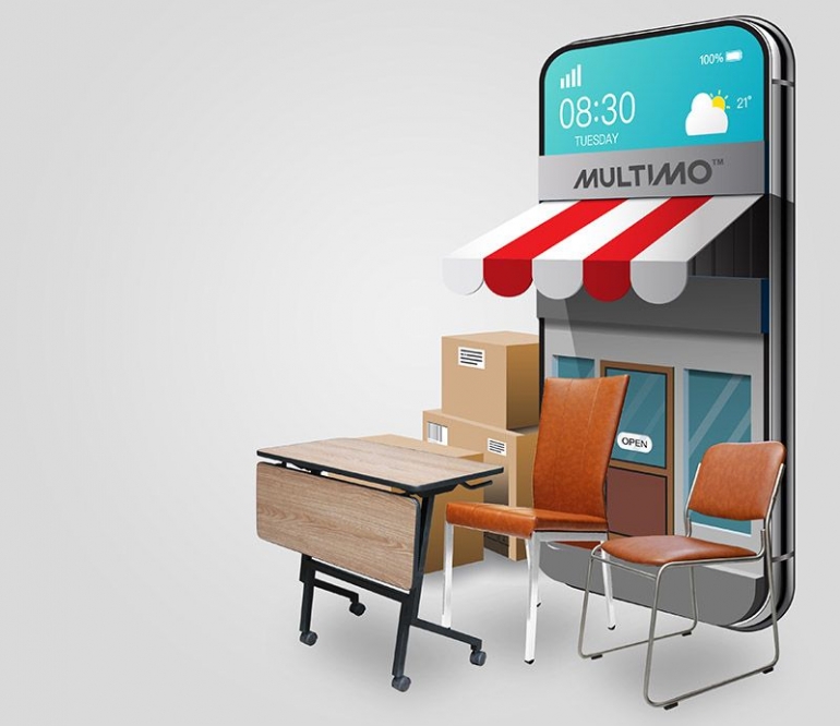 Ilustrasi toko furniture di e-commerce. sumber: dokumen pribadi.