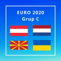 Austria tergabung bersama Belanda, Makedonia Utara, dan Ukraina di Grup C Euro 2020 (Ilustrasi pribadi/canva.com)