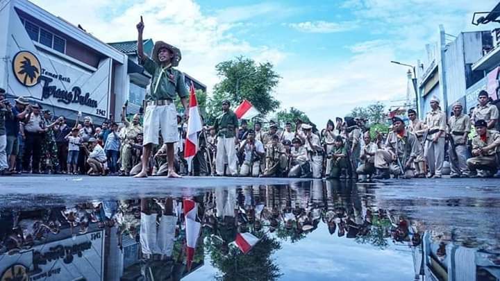 Komunitas reenactor seluruh Indonesia dalam acara Peringatan Serangan Oemoem 1 maret di Jogjakarta