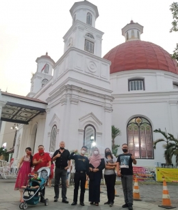 Gereja Blenduk di kawasan Kota Lama Semarang / dokpri