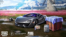 Pemain PUBG Mobile bisa memodifikasi mobil McLaren (Foto: Gameplay dokumen pribadi).
