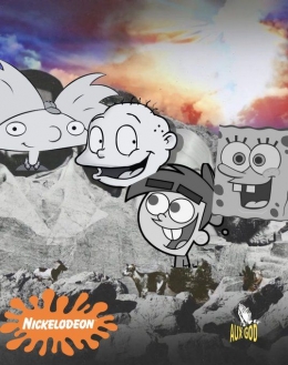 Menurut akun twitter Aux God, empat kartun ini merupakan kartun Nickelodeon terbaik. Sumber : Aux God