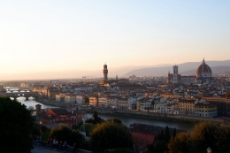 Pemandangan Kota Florence dari Piazzale Michelangelo (Dokumentasi pribadi)