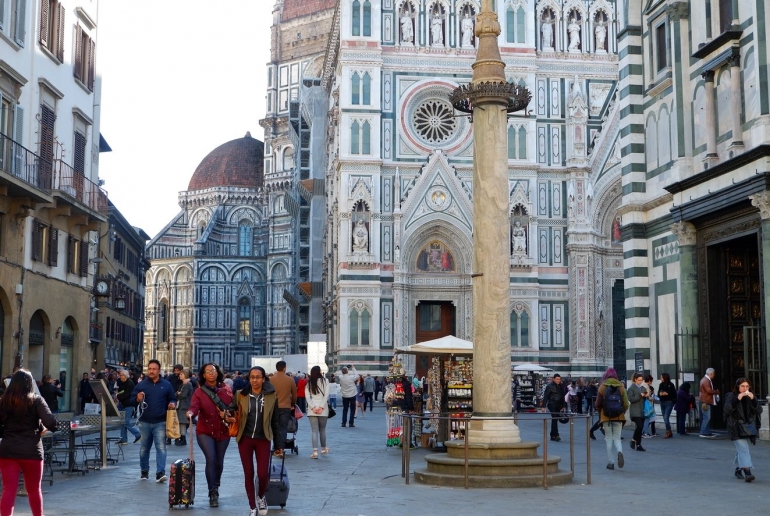 Kawasan Kota Tua Florence(Dokumentasi pribadi)
