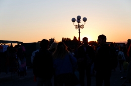 Sunset Point Piazzale Michelangelo (Dokumentasi pribadi)