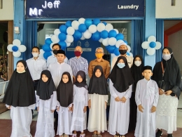 Peresmian Mr Jeff Laundry di Banda Aceh, dokumen pribadi