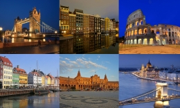Destinasi Wisata di Kota-kota Tuan Rumah Euro 2020. Sumber: koleksi pribadi