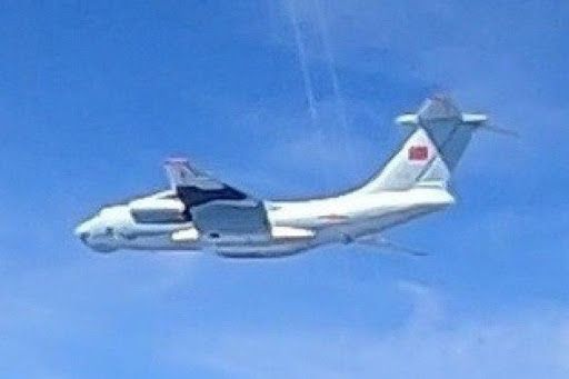 Foto pesawat China yang diambil oleh Angkatan Udara Kerajaan Malaysia. | Sumber: Angkatan Udara Kerajaan Malaysia
