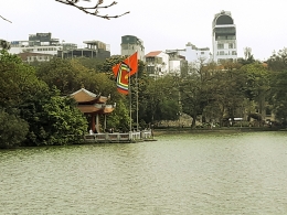 Danau Ho Hoan Kiem di Hanoi (dokpri)