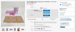Penawaran bungkus dan wadah BTS Meal di Ebay (tangkapan layar pribadi/ebay.com)
