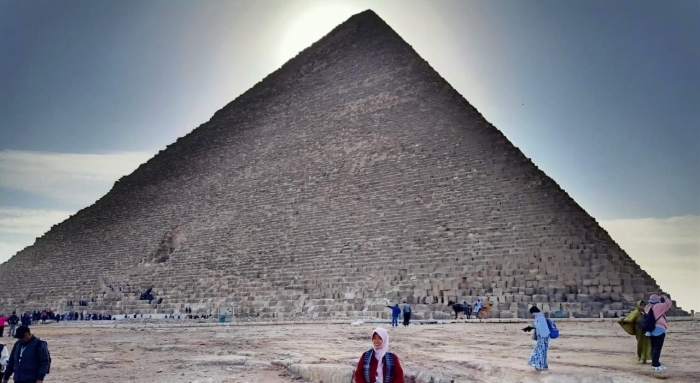 Ilustrasi Piramida Agung Giza, Mesir. Dokpri