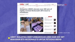Cara ARMY Malaysia membeli BTS Meal, buat berderma | dokumentasi: Kompas.com