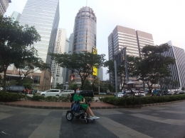 Perjalananku sepanjang jalur protocol Sudirman -- Thamrin, Jakarta/Dokumentasi pribadi