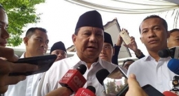 Menteri Pertahanan Prabowo Subianto menyatakan masih bersedia menjadi calon presiden (Capres) pada ajang pemilihan presiden atau Pilpres 2024 mendatang. Foto: CNN Indonesia/ Ramadhan Rizki Saputra