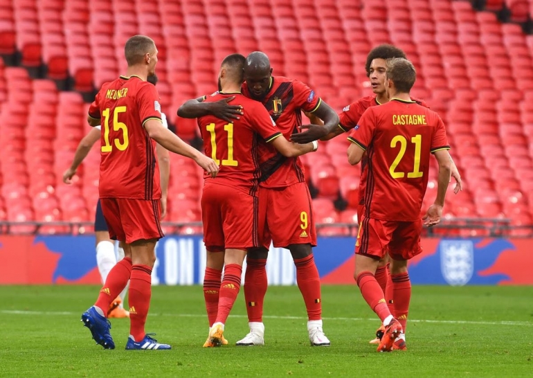 Lukaku dkk dari Tim Setan Merah Belgia. Sumber: www.independenteagle.com