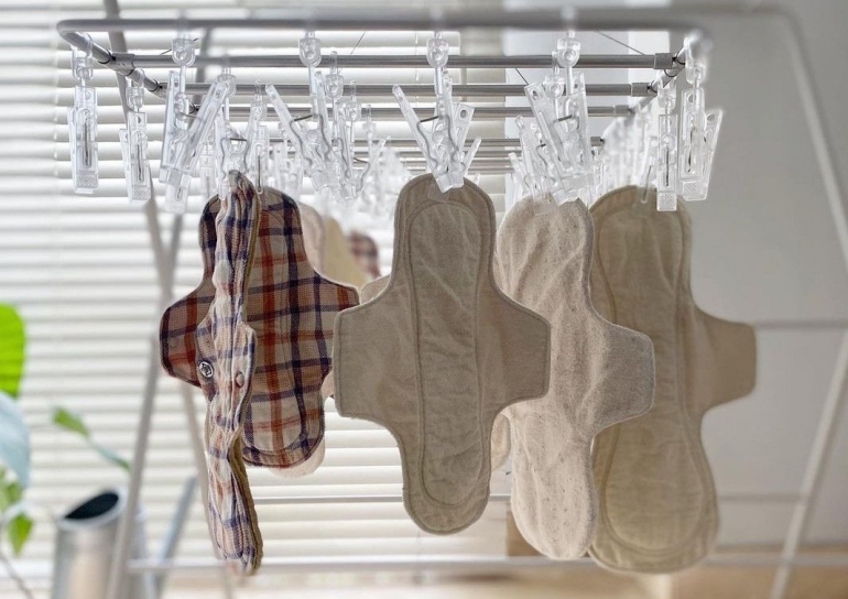 Menspad, pembalut kain pakai ulang (Sumber: Instagram @odetoless)