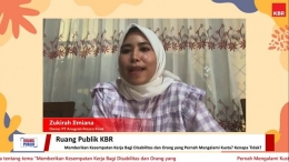 Mbak Zukirah Ilmiana - Capture gambar dari Channel YouTube Berita KBR