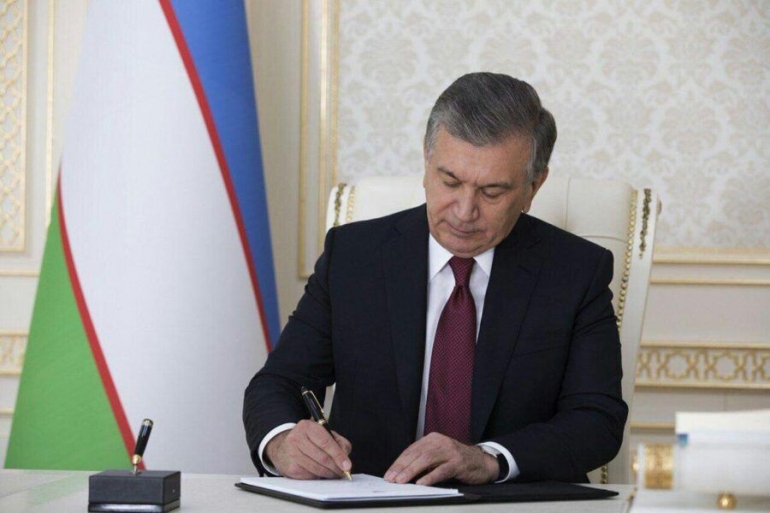 The Ratification by President of Uzbekistan Shavkat Mirziyoyev