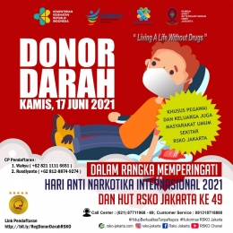 Deskripsi : Flayer Donor Darah I Sumber Foto : RSKO Jakarta