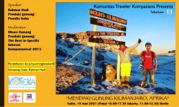Sabtu ini kita ke Kilimanjaro! (dok. Koteka)