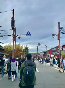 Jalanan di Sekitar Arashiyama. Sumber: dokumentasi pribadi