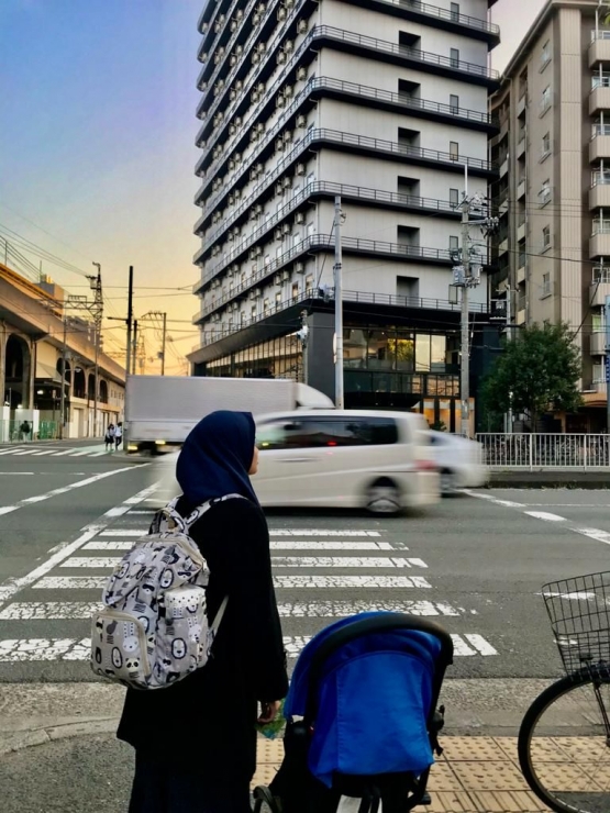 Jalanan di Osaka. Sumber: dokumentasi pribadi