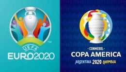 Genderang dua kompetisi akbar sepakbola antar negara sudah ditabuh, EURO 2020 dan Copa America 2021 | Sumber gambar :  Lowyat.Ne via www.indosport.com