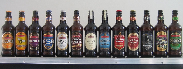 Produk bir botol dari Fuller's Brewery-Inggris. Sumber: matiasl / wikimedia