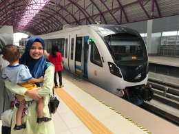 LRT di Palembang. Sumber: dokumentasi pribadi