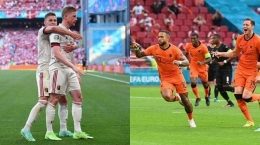 Tim Belgia dan Belanda lolos ke babak 16 besar Euro 2020 (Sumber: kaltim.tribunnews.com)