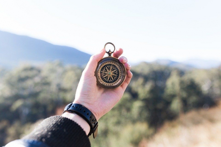 Ilustrasi kompas (Sumber gambar: Pixabay/Pexels)