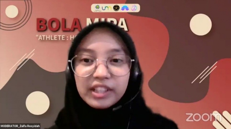 Kegiatan Sharing Bersama Ardi Idrus yang Dipandu Oleh Moderator/Dok BEM MIPA