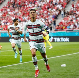 Cristiano Ronaldo dkk ingin membalaskan luka lama kepada Jerman. Instagram Cristiano
