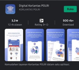aplikasi Digital Korlantas POLRI/tangkapan layar dokpri