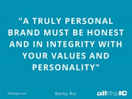 Foto: Quote tentang integritas dalam personal branding. (Sumber: All Things IC)