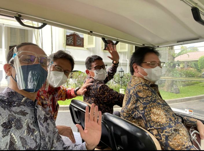 Sandi sopir dadakan baru para Menteri Kabinet Indonesia Maju (ist)