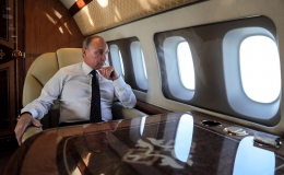 Putin di dalam pesawatnya. Sumber: Getty images / www.simpleflying.com