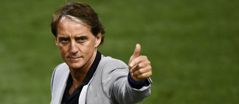 Roberto Mancini, pelatih Italia (Foto Getty Images) 