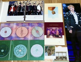 Selain DVD berisi lagu, album BTS juga berisi poster, album foto, photocard, dan printilan eksklusif lainnya | Foto milik pribadi