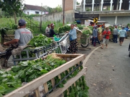 Pasar sayur khusus pengepul di Desa Kedungrejo, Tumpang-Malang. Dokpri