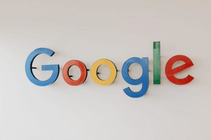Logo Google di kantor Google Indonesia, SCBD Jakarta| Sumber: CONNEY STEPHANIE/KOMPAS.com