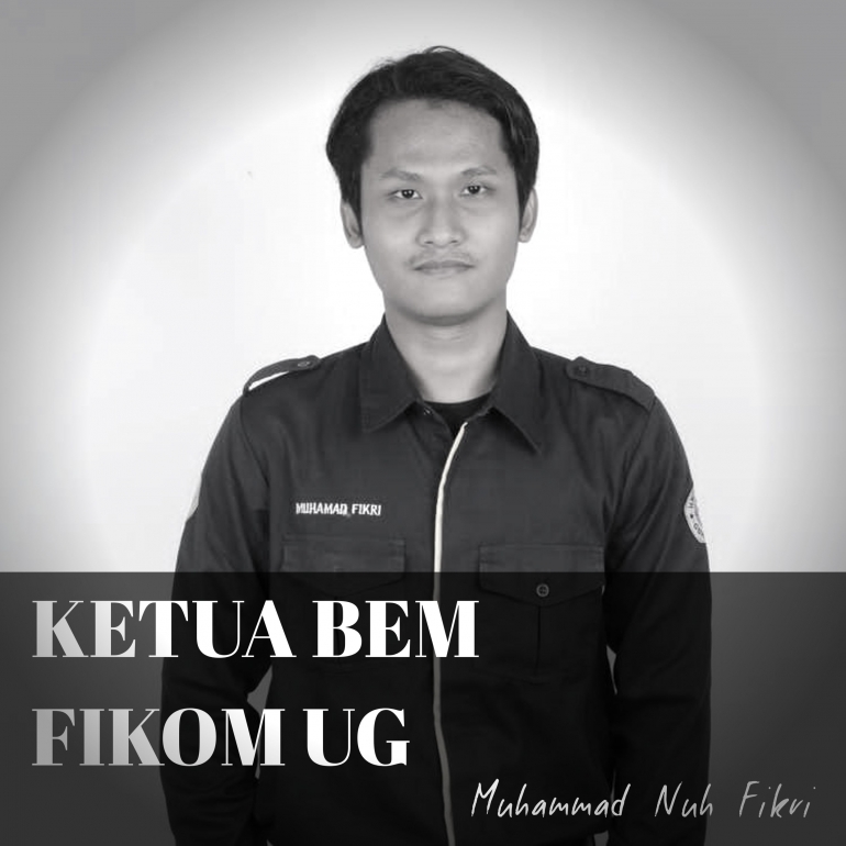 Muhammad Nuh Fikri, Ketua BEM Fakultas Ilmu Komunikasi Universitas Gunadarma.