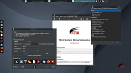 Tampilan desktop MX Linux (Sumber: https://mxlinux.org)