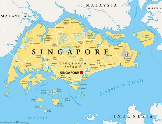 Peta Singapura. Source: cakbagus.net