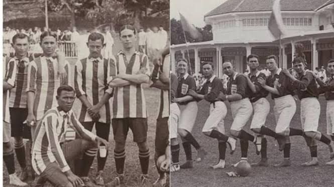 Foto jadul sepak bola Hindia Belanda. Sumber gambar viva.co.id