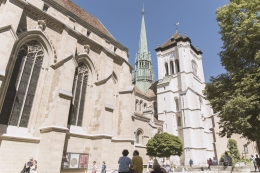 Saint Pierre Cathedral - Jenewa. Sumber: Julien Dejeu / Geneve Tourisme
