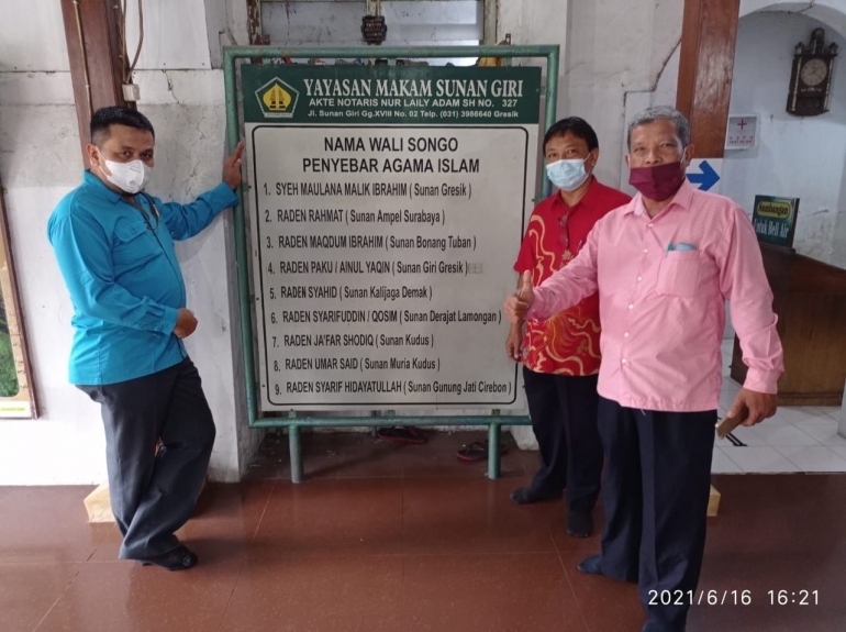 Wali Songo yang terdeteksi sejarah (dokpri)