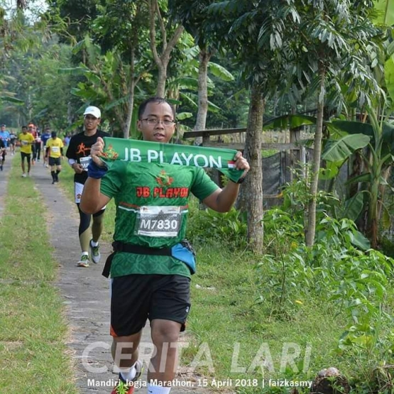 Pengalaman mengikuti event lari  jarak 42 km di event lari Yogyakarta Marathon tahun 2018. Credit photo: Cerita lari